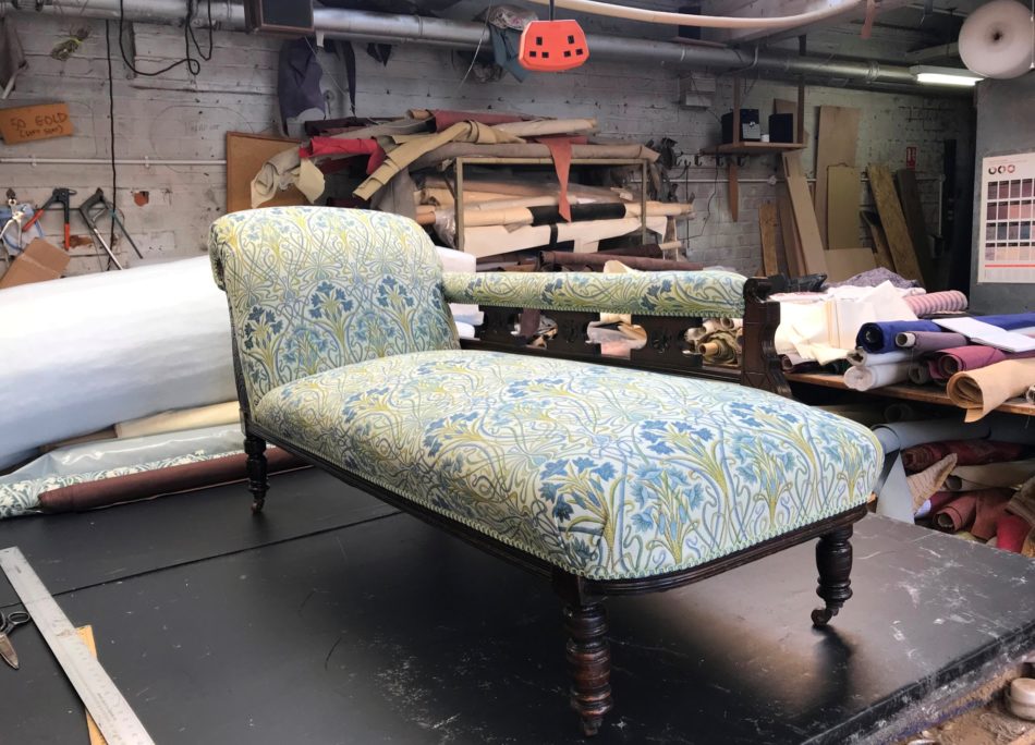 Edwardian Chaise Lounge | Antique Furniture Restoration | John Reed & Son