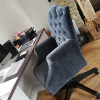 Grey Office Chair | Chair Upholsterers | John Reed & Son