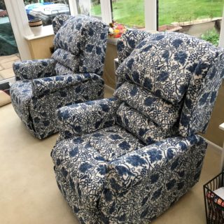 Pair of Recliners | Chair Upholsterers | John Reed & Son