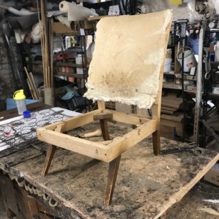 TV Chair Wooden Frame | Upholsterers | John Reed & Son