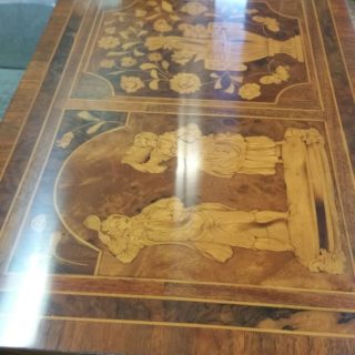 French Card Table Marquetry Veneer | Furniture Repairs | John Reed & Son